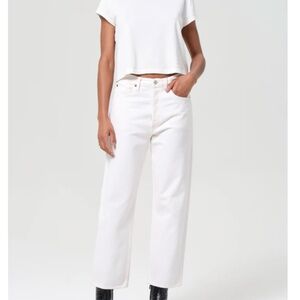 NWOT Agolde 90s crop fortune cookie 26